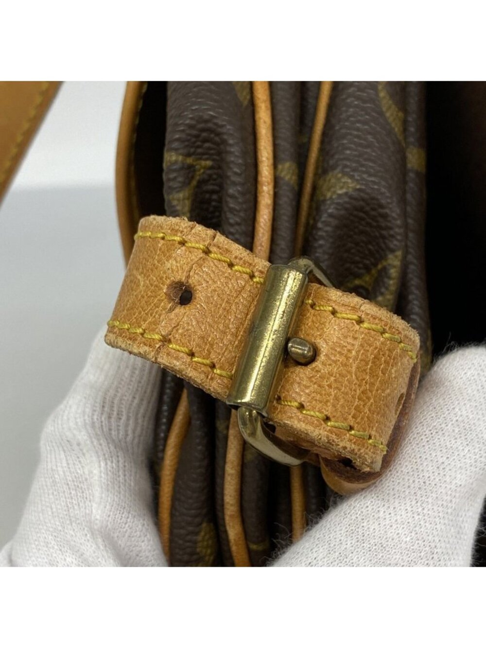 Louis Vuitton Shoulder Bag Monogram Saumur 30 Brown - Picture 6 of 10